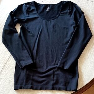 Venus Black Long Sleeve Top